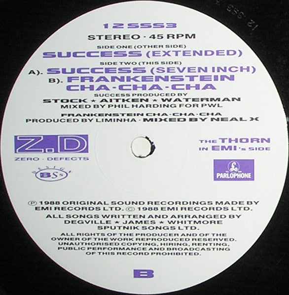 Success Sigue Sigue Sputnik,Stock, Aitken & Waterman