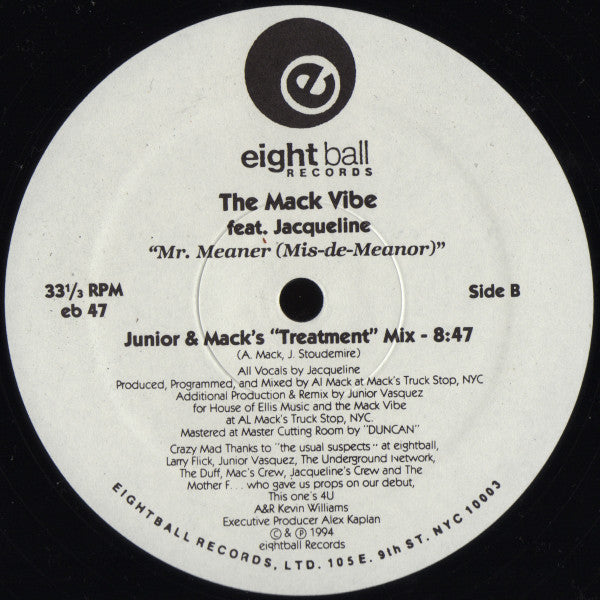Mr. Meaner (Mis-De-Meanor) The Mack Vibe,Jacqueline