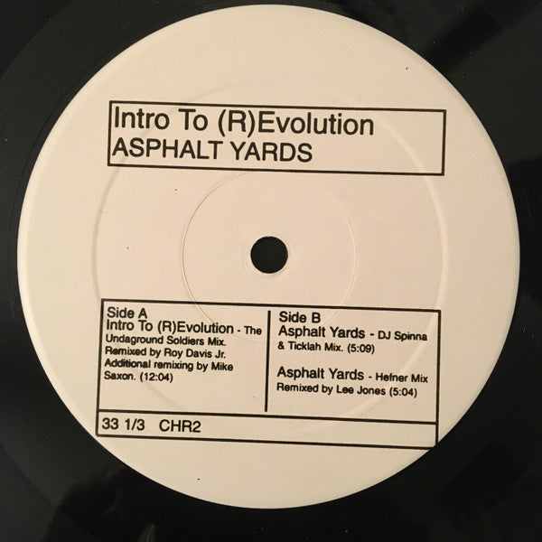 Intro To (R)Evolution / Asphalt Yards Carl Hancock Rux