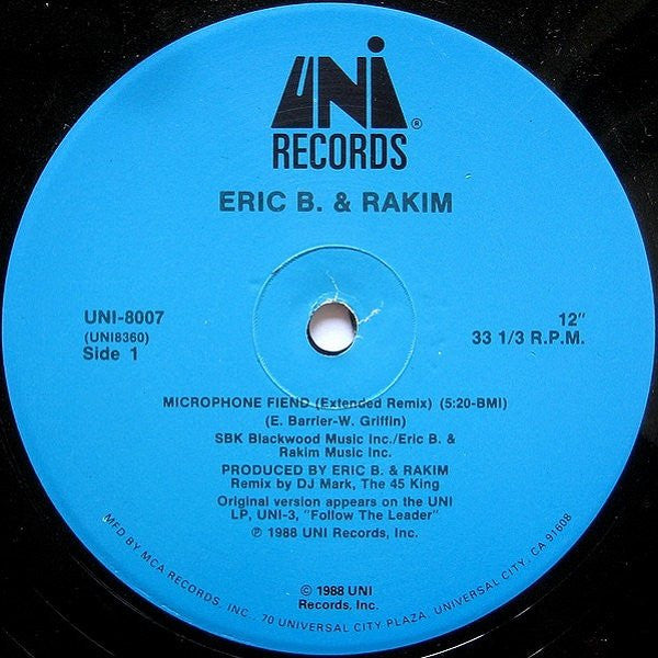 Microphone Fiend Eric B. & Rakim