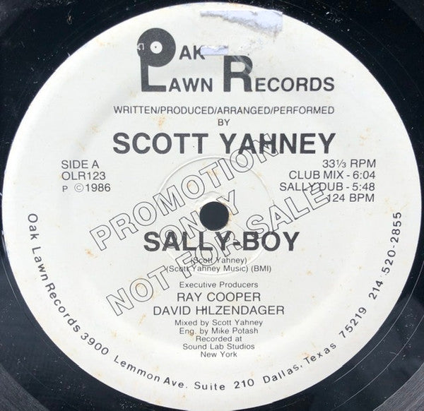 Sally-Boy Scott Yahney