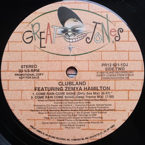 Come Rain Come Shine Clubland,Zemya Hamilton