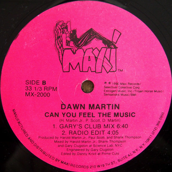 Can You Feel The Music Dawn Martin