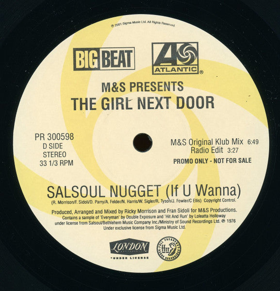 Salsoul Nugget (If U Wanna) M&S,The Girl Next Door