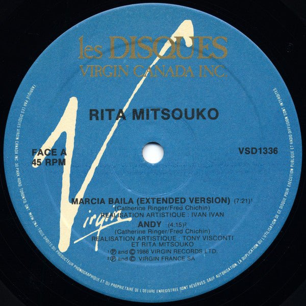 Marcia Baila Les Rita Mitsouko