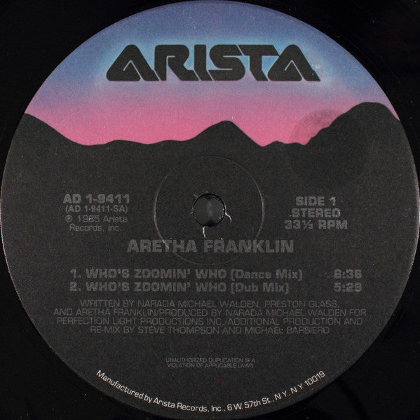 Who's Zoomin' Who Aretha Franklin