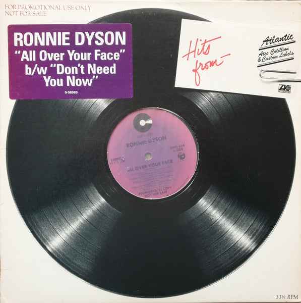 All Over Your Face Ronnie Dyson