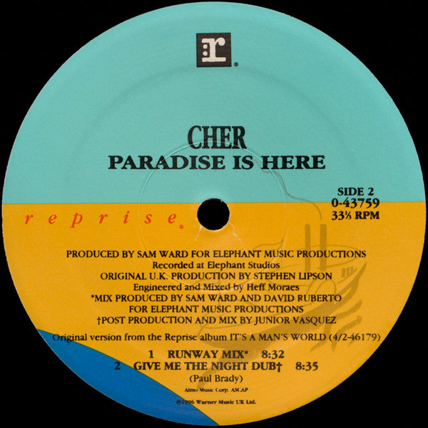 Paradise Is Here Cher