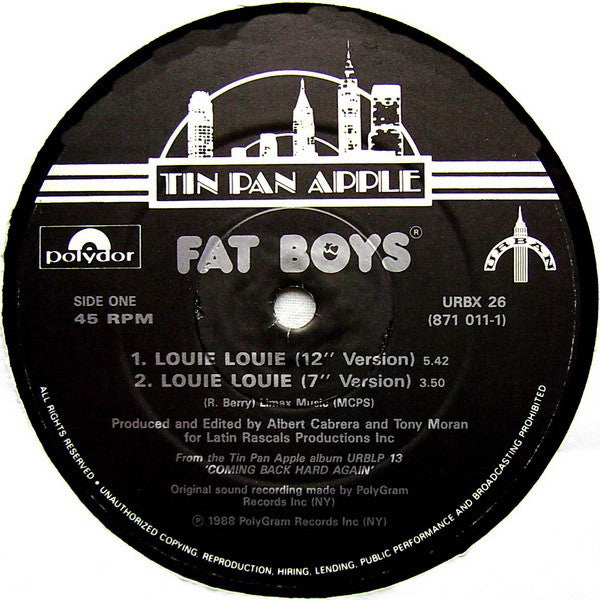 Louie Louie Fat Boys