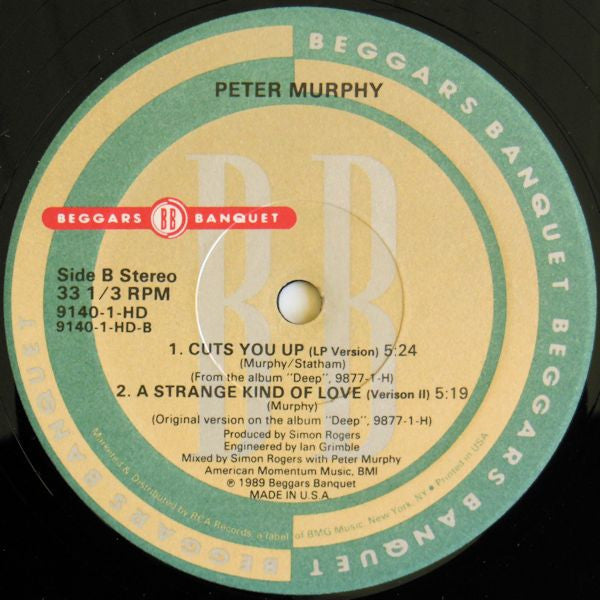 Cuts You Up Peter Murphy