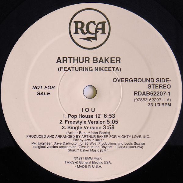 I.O.U. Arthur Baker,Nikeeta