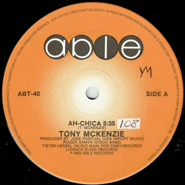Ah-Chica Tony McKenzie