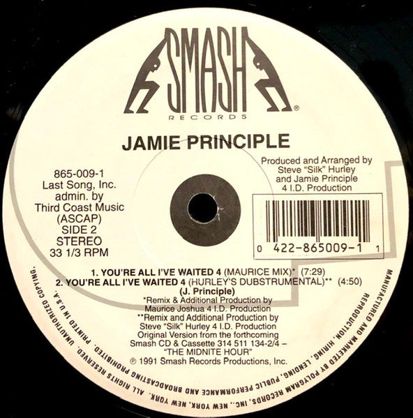 You're All I've Waited 4 Jamie Principle
