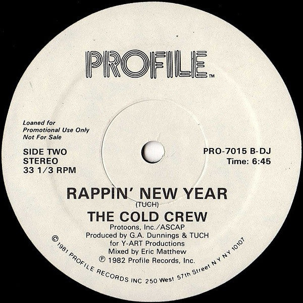 Rappin' Christmas / Rappin' New Year The Cold Crew