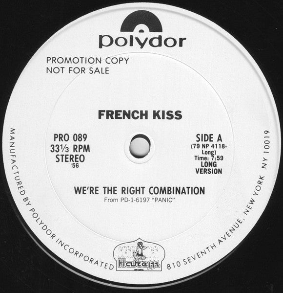 We're The Right Combination French Kiss (2)