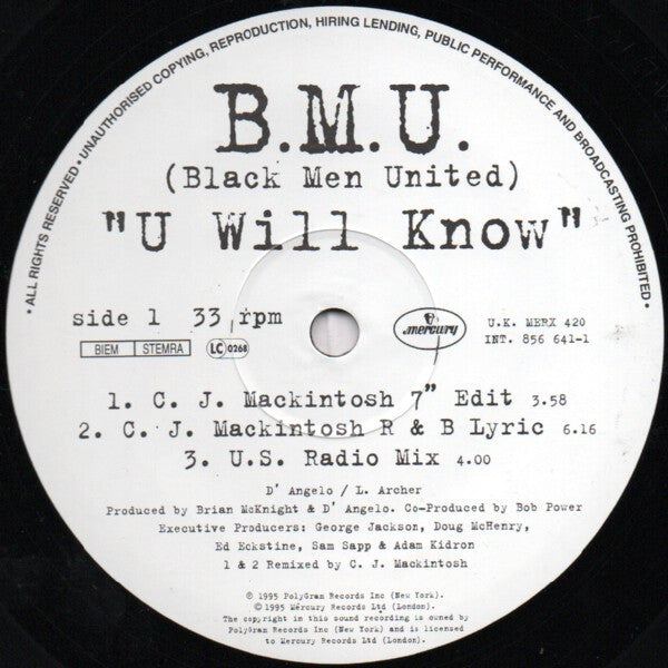U Will Know B.M.U.