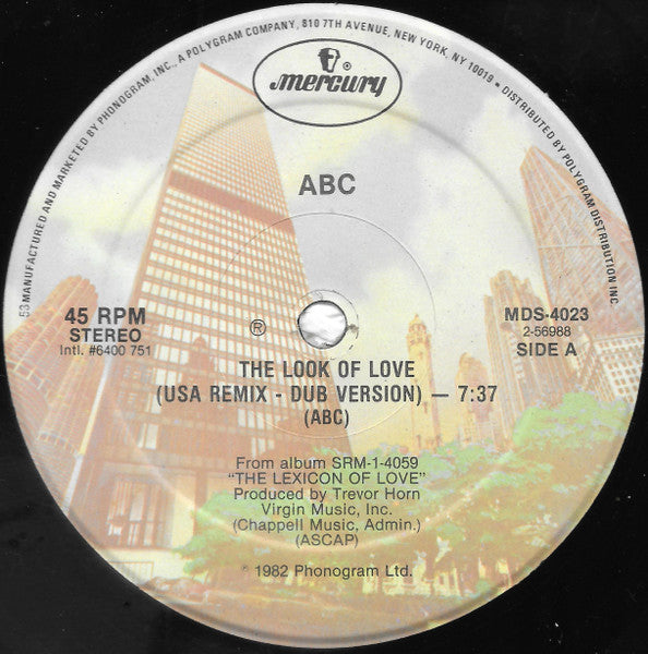The Look Of Love (USA Remix - Dub Version) ABC