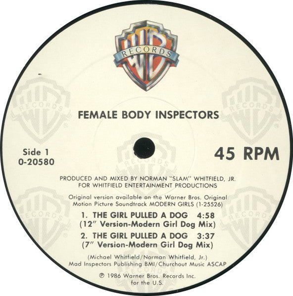 The Girl Pulled A Dog Female Body Inspectors