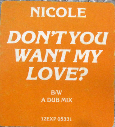 Don't You Want My Love Nicole J McCloud