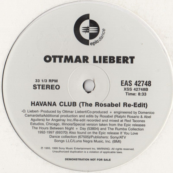 Spanish Steps (The Velvet Remix) / Havana Club (The Classic Remix) Ottmar Liebert