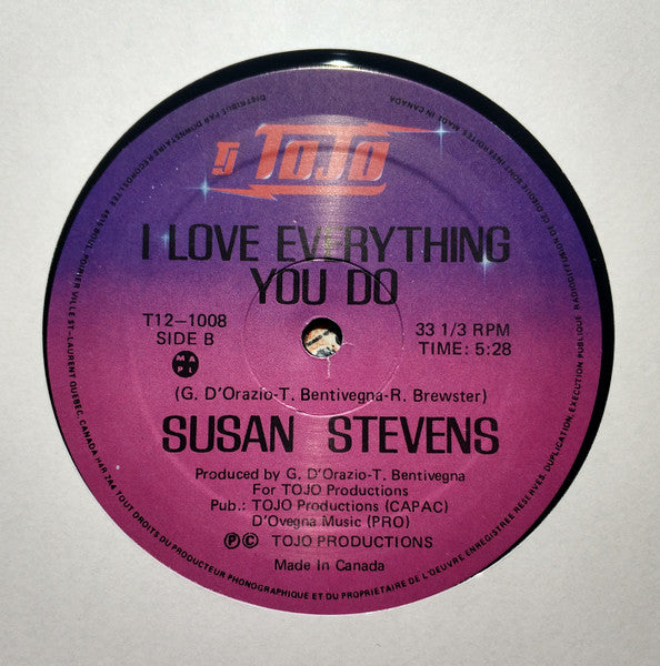I Love Everything You Do Susan Stevens