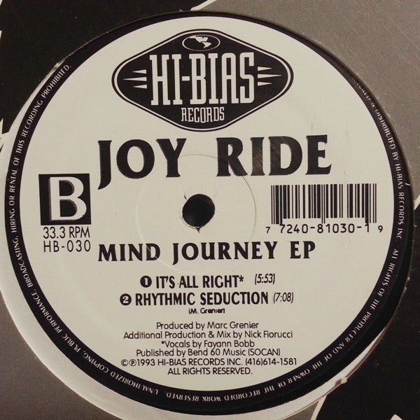 Mind Journey EP Joy Ride