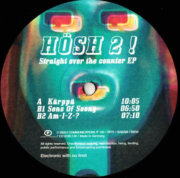 Straight Over The Counter EP Hösh!