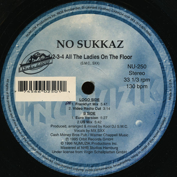1-2-3-4 All The Ladies On The Floor No Sukkaz