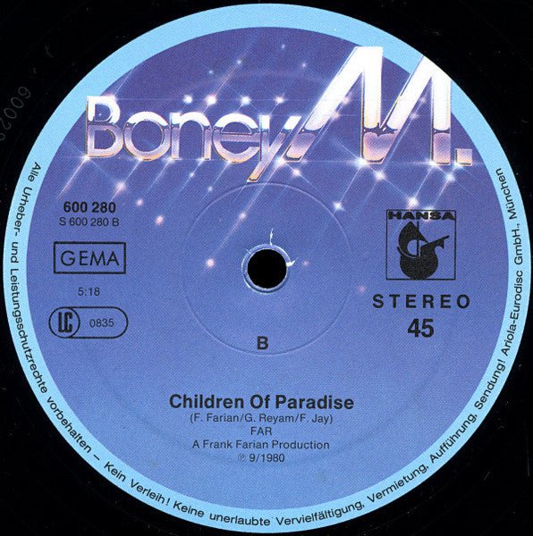 Gadda-Da-Vida (Long Version) Boney M.