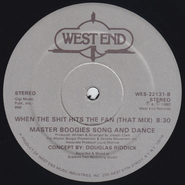 When The Shit Hits The Fan Master Boogies Song And Dance