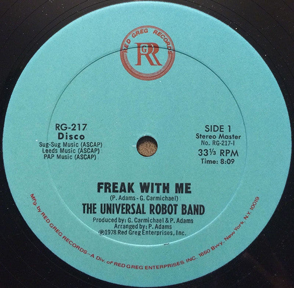 Freak With Me The Universal Robot Band