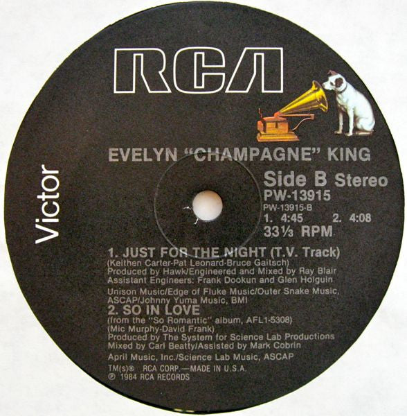 Just For The Night Evelyn King