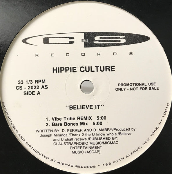 Believe It Hippie Culture