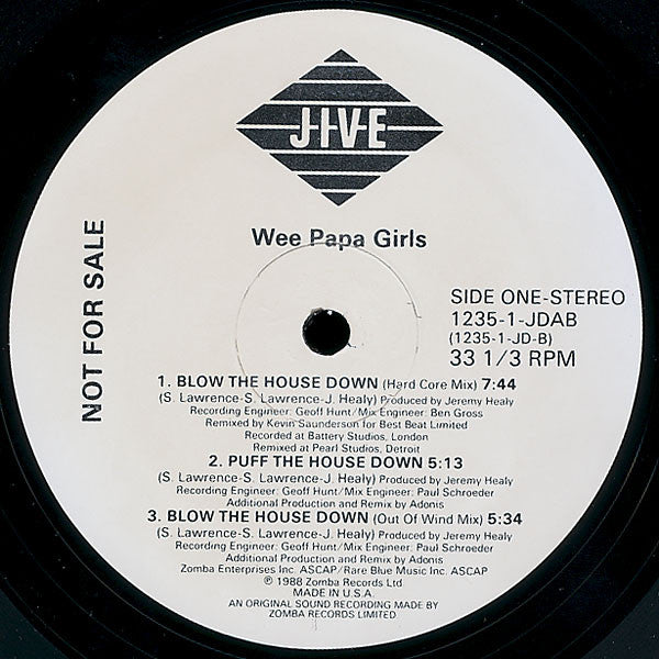 Blow The House Down / Wee Rule Wee Papa Girl Rappers