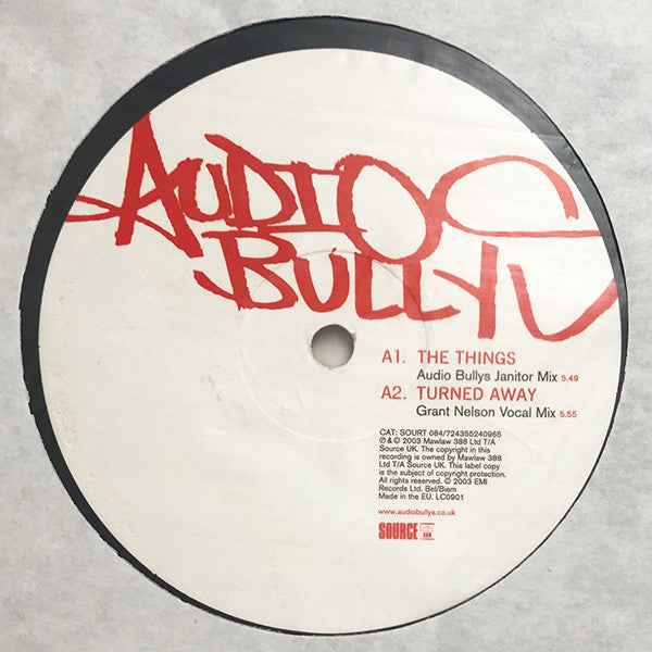 The Things / Turned Away Audio Bullys