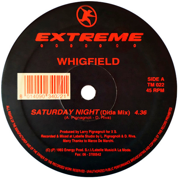 Saturday Night Whigfield