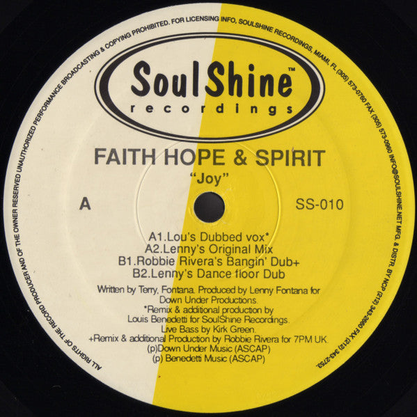 Joy Faith Hope & Spirit