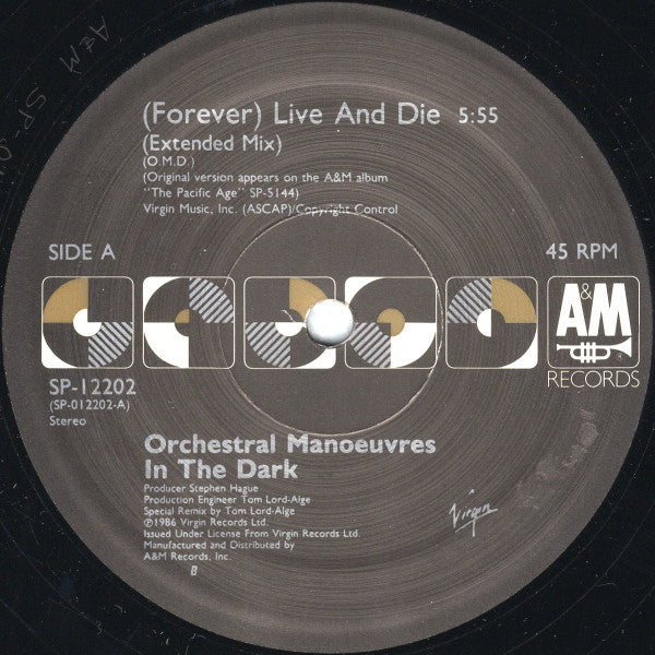 (Forever) Live And Die (Extended Remix) Orchestral Manoeuvres In The Dark