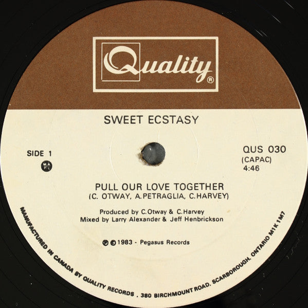 Pull Our Love Together Sweet Ecstasy