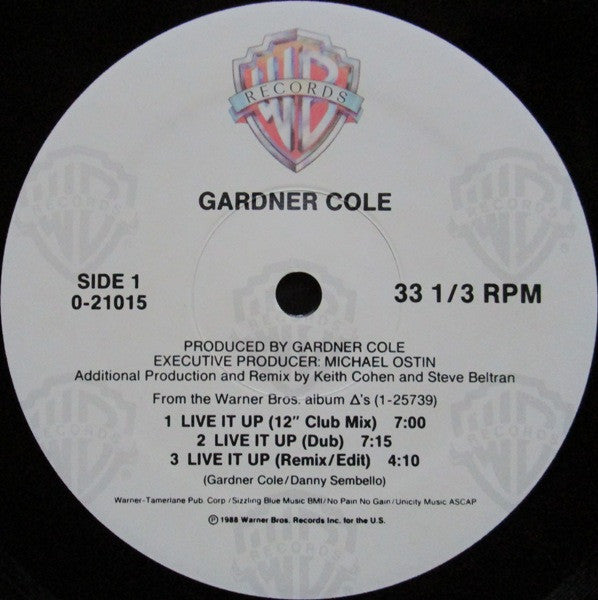Live It Up Gardner Cole