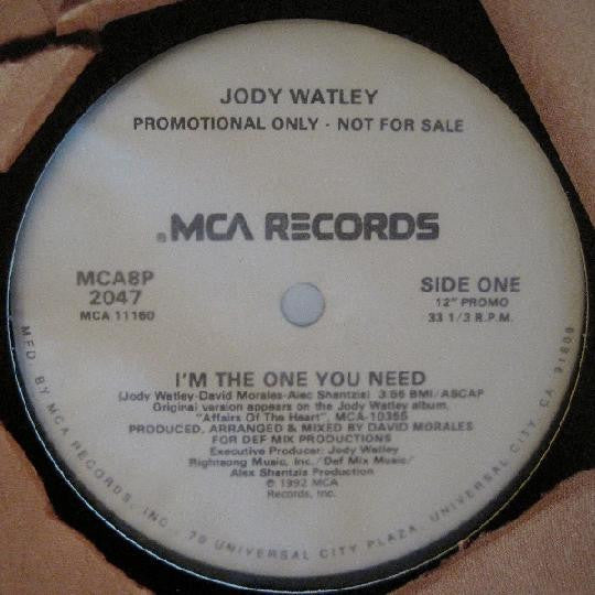I'm The One You Need 2 Jody Watley
