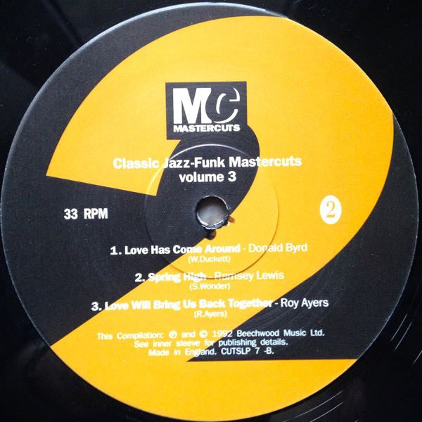 Classic Jazz-Funk Mastercuts Volume 3 Various