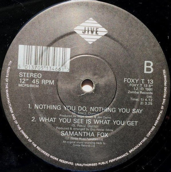 Another Woman Samantha Fox
