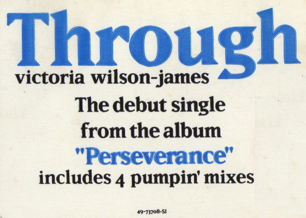 Through Victoria Wilson-James