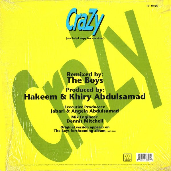 Crazy The Boys