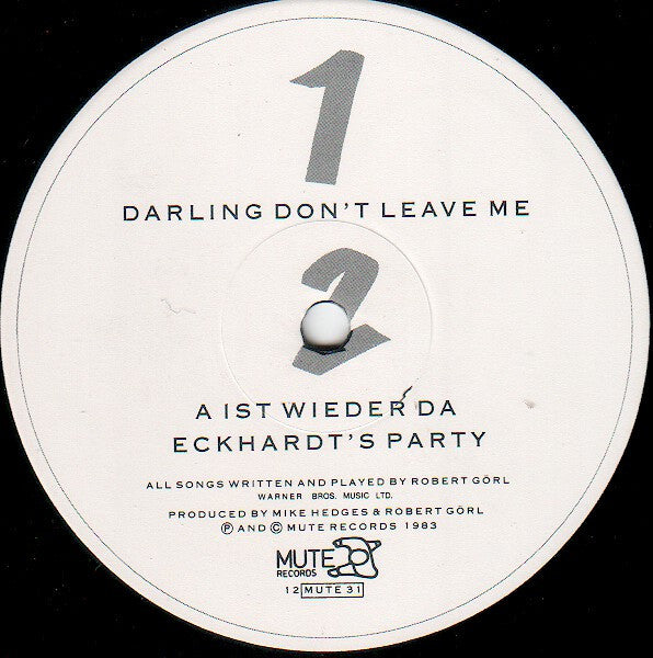 Darling Don't Leave Me (Extended Mix) Robert Görl