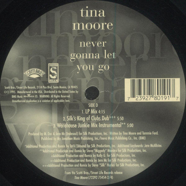 Never Gonna Let You Go (The Hurley Dance Mixes) Tina Moore
