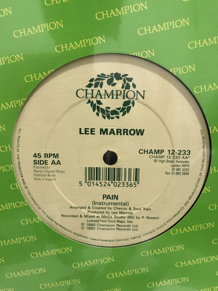 Pain Lee Marrow