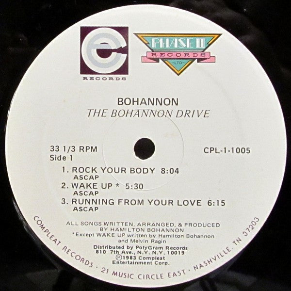 The Bohannon Drive Hamilton Bohannon