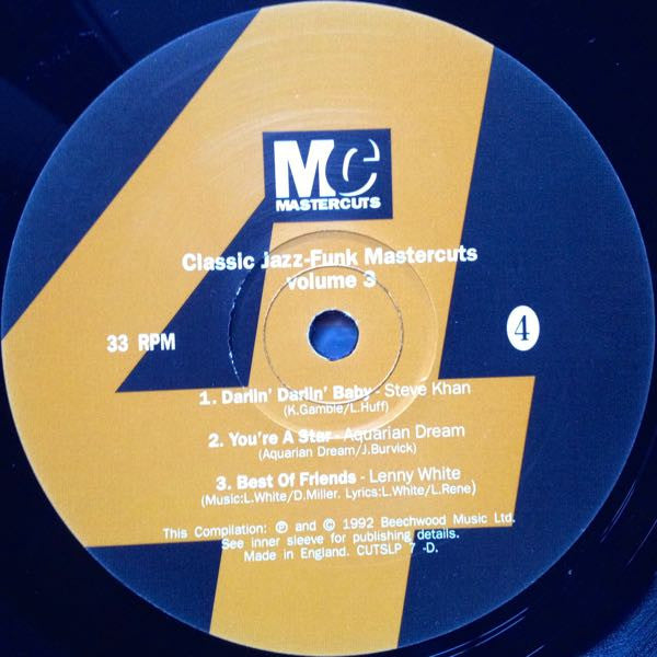 Classic Jazz-Funk Mastercuts Volume 3 Various